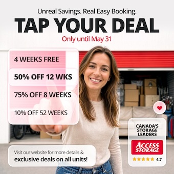 Access Storage - Mississauga East Promotion